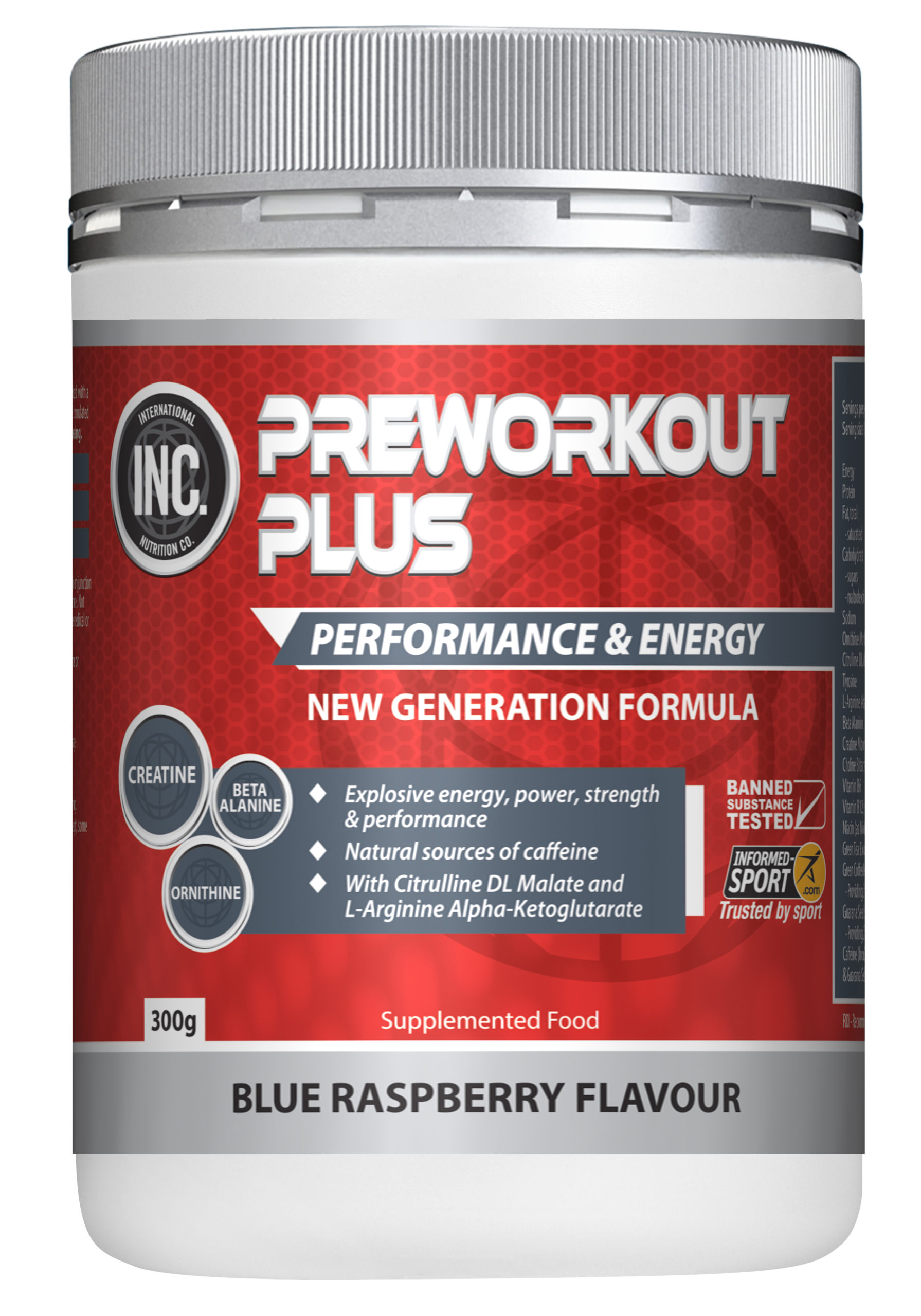 LEP7950 PreWorkout Plus 300g
