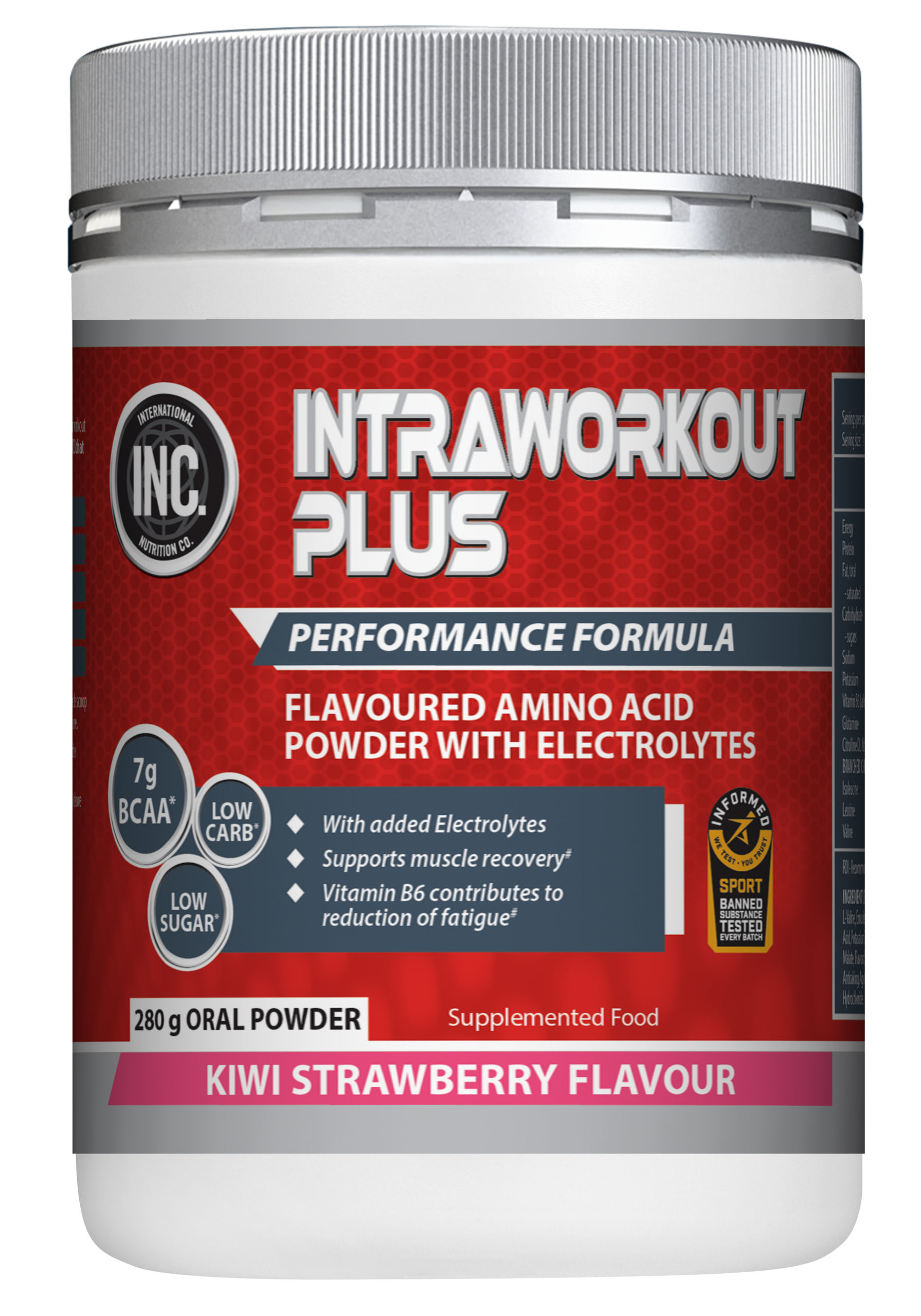 1018 Intra Workout Plus Strawberry 280g